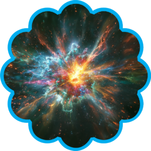 Earth was born of gas and dust.